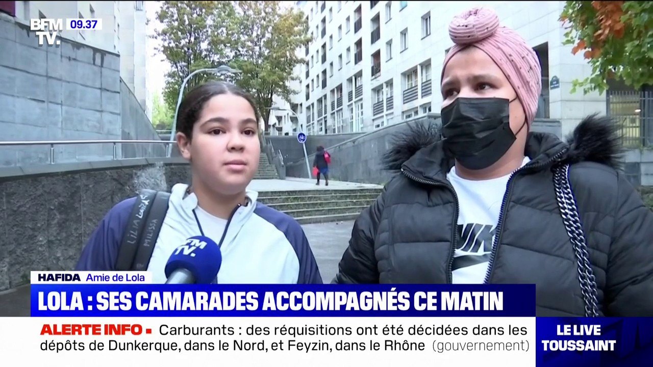 Meurtre de Lola: l'émotion est forte ce matin au collège Georges-Brassens, où l'adolescente était scolarisée