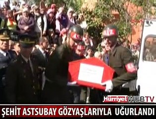 ŞEHİT ASTSUBAY SON YOLCULUĞUNA UĞURLANDI