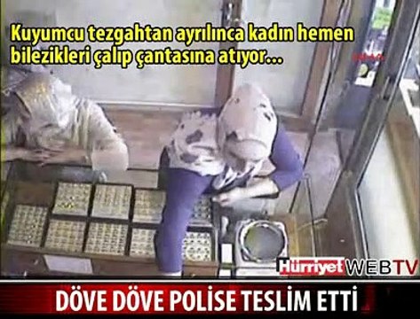 DÖVE DÖVE POLİSE TESLİM ETTİLER