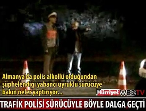 SÜRÜCÜYLE BÖYLE DALGA GEÇTİLER
