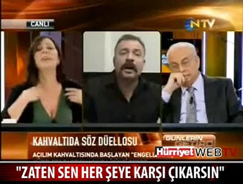 CANLI YAYINDA KAPIŞTILAR