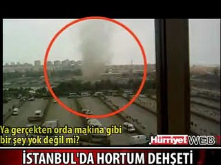 İSTANBUL'DA DEV HORTUM