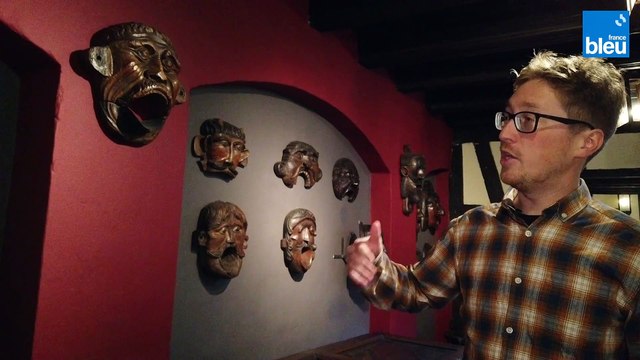 Les masques dégueuloirs du Musée alsacien de la ville de Strasbourg