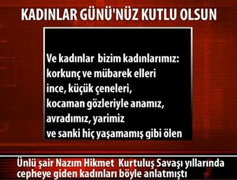 BÜTÜN KADINLARA ARMAĞAN OLSUN