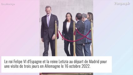 Letizia d'Espagne ultra-lookée en costume noir : mode working girl activé avec Felipe