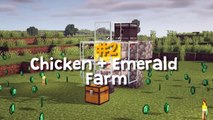 3 MUST Have Farms for your Survival World (IRON, FOOD EMERALDS & MOB FARMS)