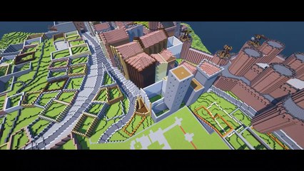 [3000 Hours SURVIVAL Minecraft Timelapse] Medieval City (4K_60fps)