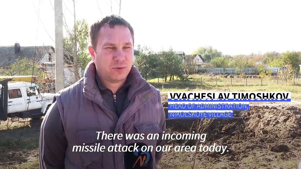 Aftermath of strikes in Russian Belgorod region bordering Ukraine