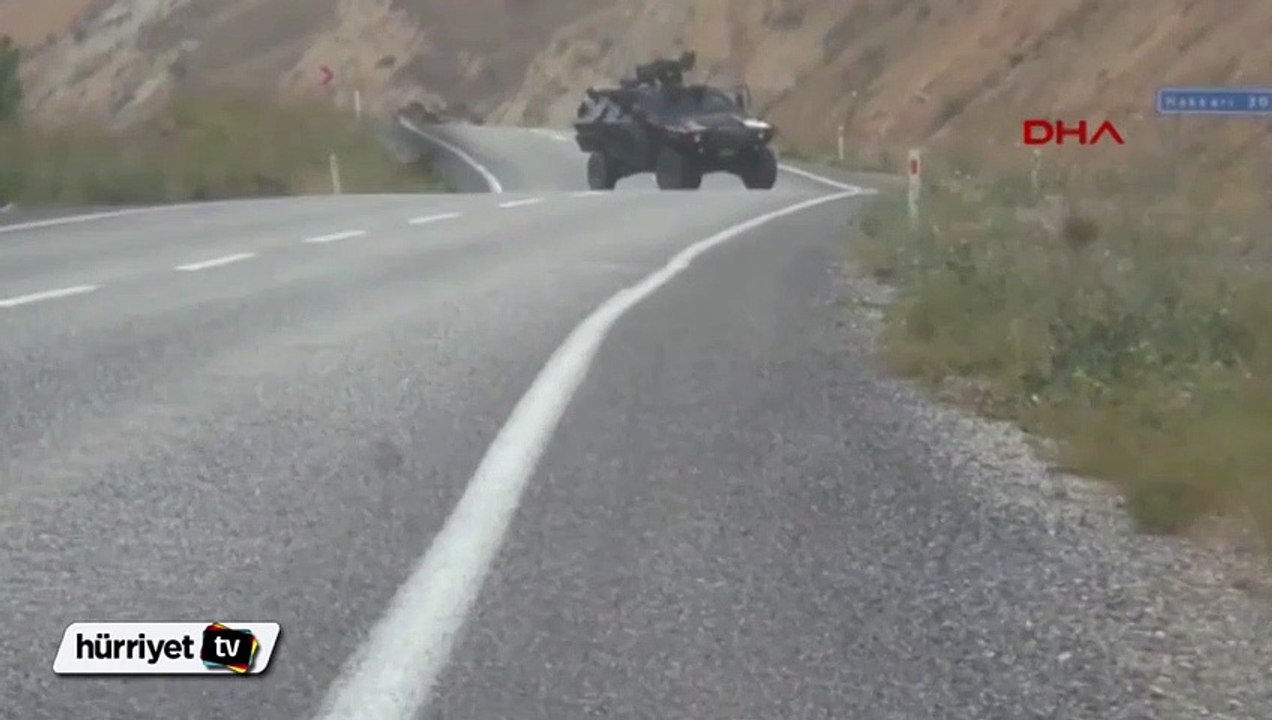 Hakkari- Van Karayolu'ndaki patlayıcı imha edildi