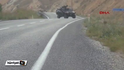 Hakkari- Van Karayolu'ndaki patlayıcı imha edildi