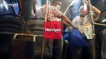 Minibüste yaşlıların maske kavgasında yumruklar konuştu