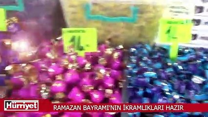 Ramazan Bayramı’nın ikramlıkları tezgahlarda yerini aldı
