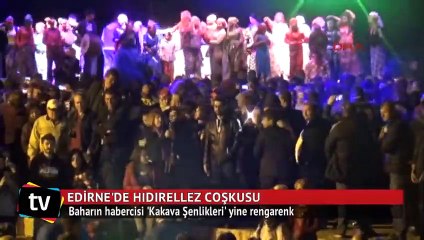 Nehir kenarında Kakava coşkusu