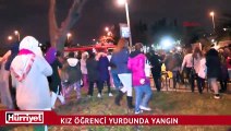 Edirnekapı Kız Öğrenci Yurdu’nda korkutan yangın