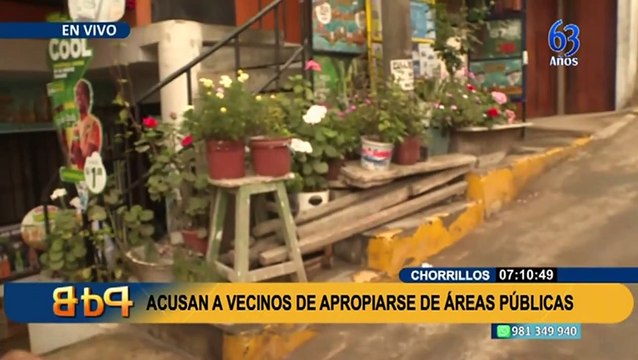 Chorrillos: ciudadanos denuncian que vecinos invaden veredas para ampliar sus casas