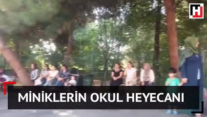 Uyum eğitimleri başladı... Miniklerin okul heyecanı