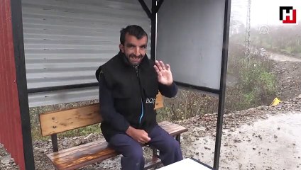 Salih artık ıslanmadan el sallayacak