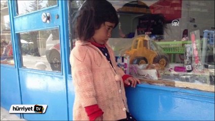 Küçük Merve'ye oyuncak yağdı