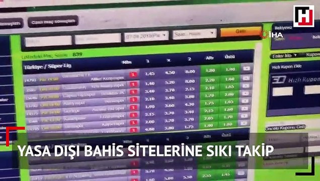 Emniyet ve Jandarma yasa dışı bahis sitelerine sıkı takip
