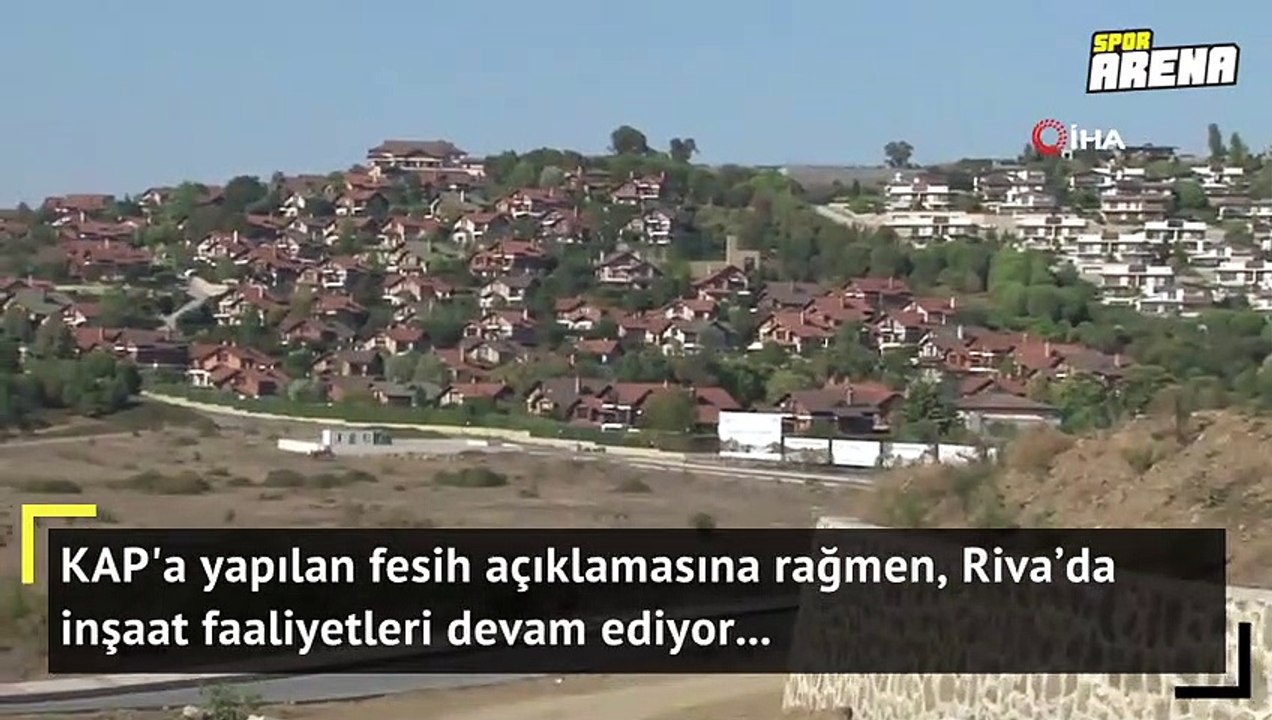 Riva’da inşaat devam ediyor