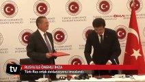 Türk-Rus ortak deklarasyonu imzalandı