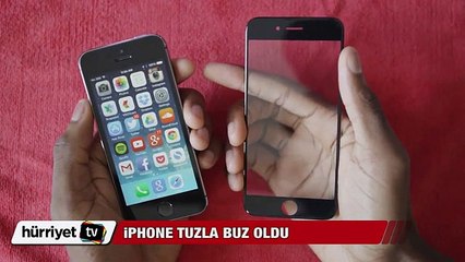iphone tuzla buz oldu