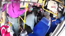 Otobüs şoförü, fenalaşan yolcuyu hastaneye böyle yetiştirdi