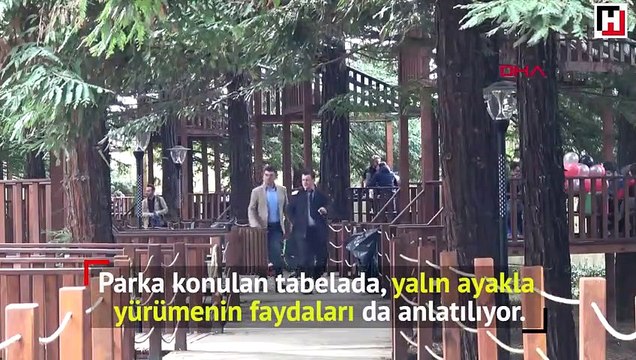 Bu yolda sadece yalın ayak yürünüyor