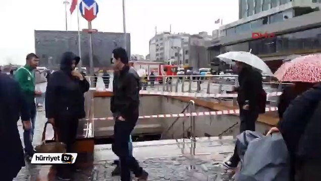 Elektrik kesintisi nedeniyle metro seferleri durdu