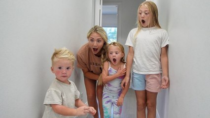 My wife and kids reaction to cutting all of Zealand's hair off...