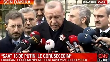 Son dakika! Cumhurbaşkanı Erdoğan: Putin ile bu akşamki görüşmenin neticesi tavrımızı belirleyecek
