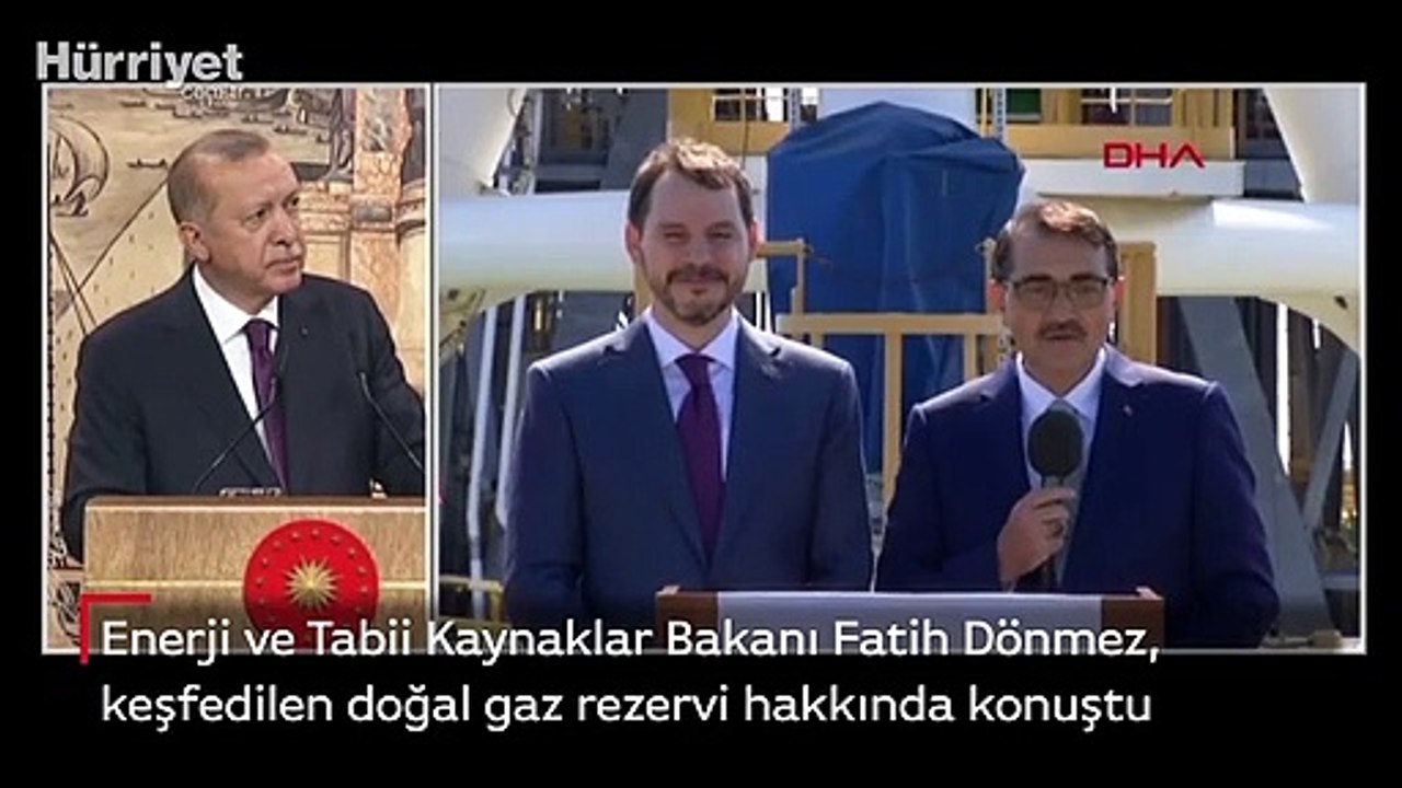 Bakan Dönmez, keşfedilen doğal gaz rezervi hakkında bilgiler verdi