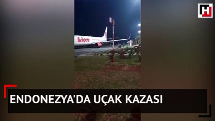 Endonezya'da uçak kazası