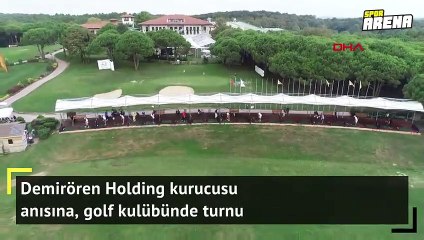 Erdoğan Demirören anısına golf turnuvası düzenlendi
