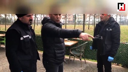 Abisinden kıskandığı eşini spor salonu önünde pompalı tüfekle vurdu