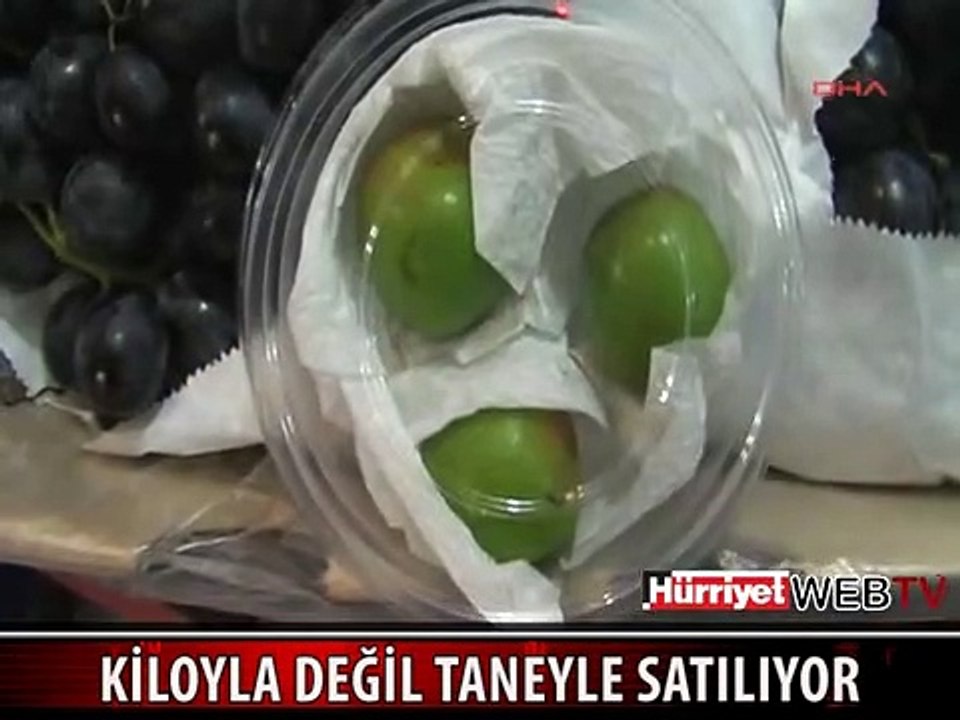 YEŞİL ERİĞİN KİLOSU 500 TL, 3 TANESİ 25 TL