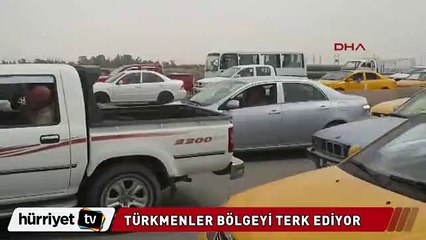 Türkmenler bölgeyi terk ediyor