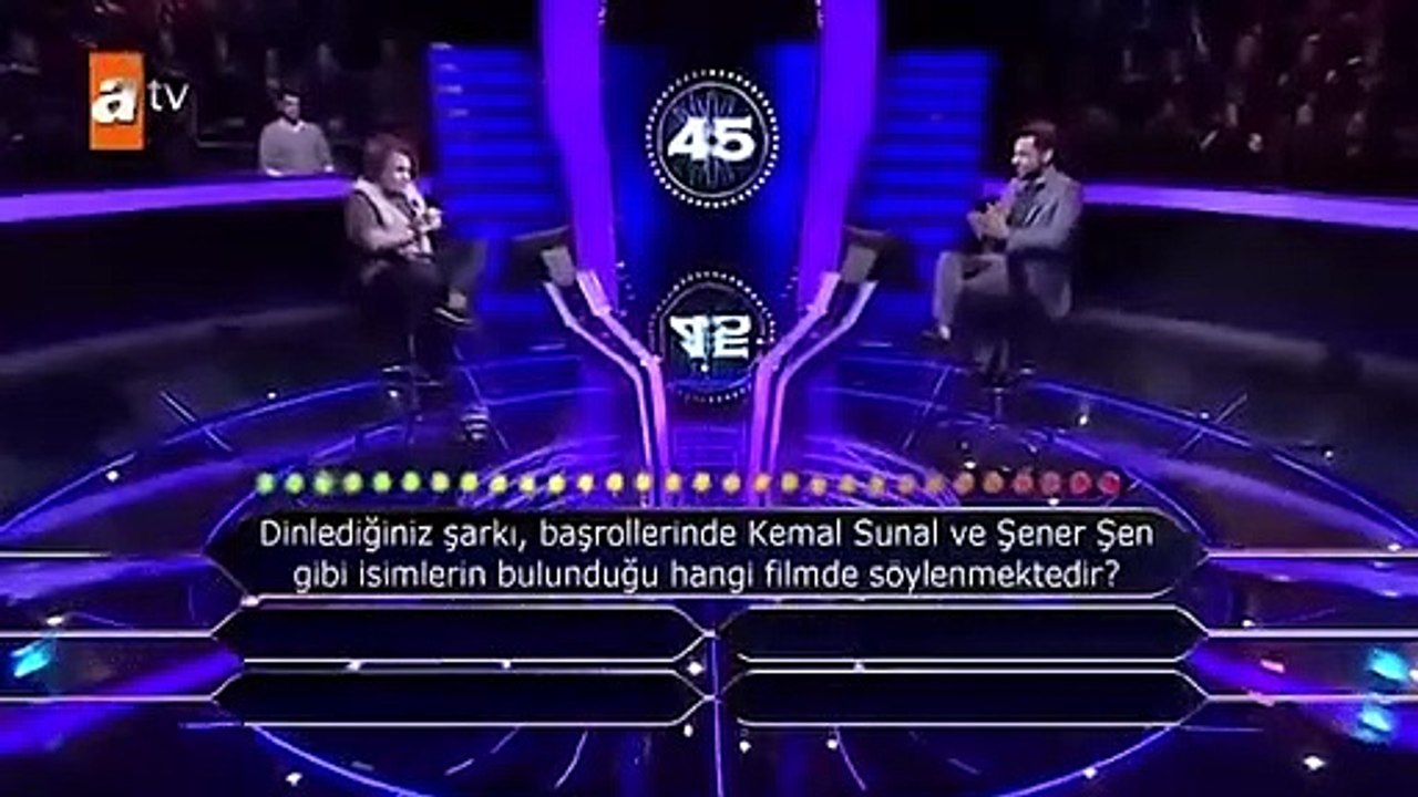 Kim Milyoner Olmak İster'de sanatçı Ercan Saatçi kendisine güvenen yarışmacının başını yaktı