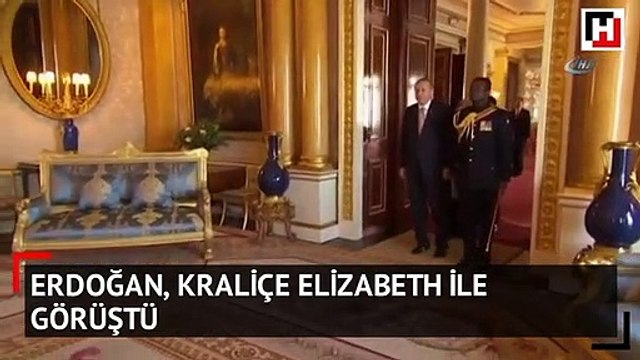 Erdoğan, Kraliçe Elizabeth ile görüştü