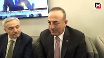 Mevlüt Çavuşoğlu'ndan Macron'a yanıt