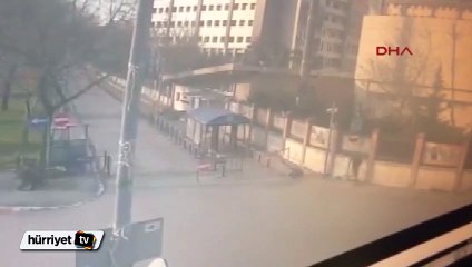İstanbul Emniyet Müdürlüğü'ne saldırı anı kamerada
