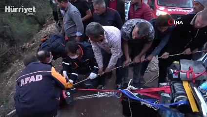 Kayıp gencin kaza yapıp uçuruma düştüğü ortaya çıktı