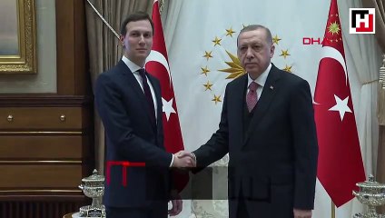 Cumhurbaşkanı Erdoğan, ABD Başkanı Trump'ın kıdemli danışmanı Jared Kushner'ı kabul etti