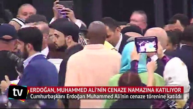 Cumhurbaşkanı Erdoğan Muhammed Ali’nin cenaze törenine katıldı
