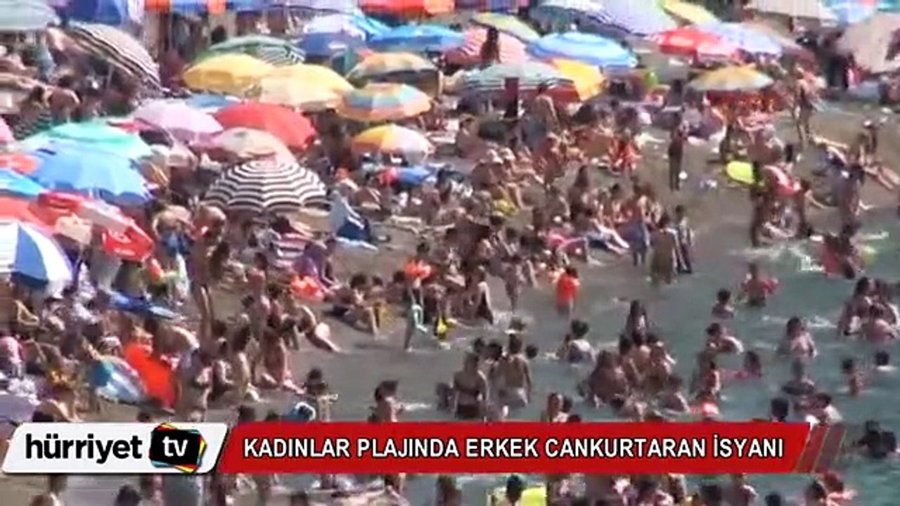 Kadınlar plajında erkek cankurtaran isyanı çıktı