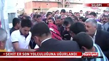 ŞEHİT ER SON YOLCULUĞUNA UĞURLANDI