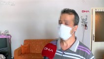 Kızının alnına 'enayi' yazıp fotoğrafını gönderdi