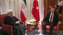 Erdoğan, Ruhani ile bir araya geldi