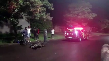Motos colidem e Siate é mobilizado para atendimento no Santa Felicidade