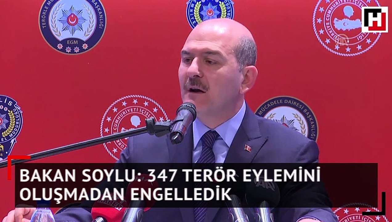 Bakan Soylu: 347 terör eylemini oluşmadan engelledik
